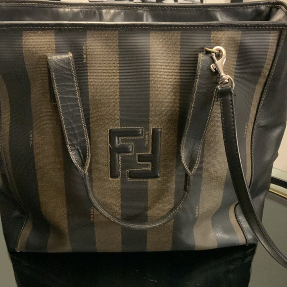 Authentic Vintage FENDI Calfskin Pequin Stripe “RARE VINTAGE”❣️ - Picture 9 of 9